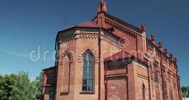 拉哈乔，白俄罗斯。 帕多瓦的安东尼<strong>天主教堂</strong>。 它是白俄罗斯共和国的历史和文化价值