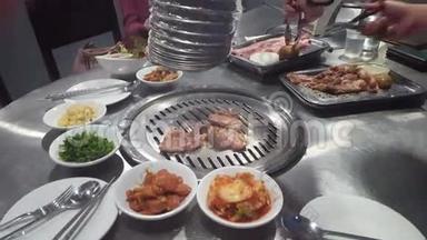 韩国烧烤。