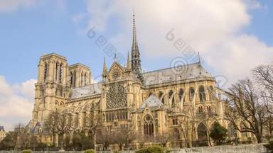 巴黎圣母院，又称圣母院或简单的圣母院，是一座哥特式的罗马天主教巴黎大教堂，弗兰