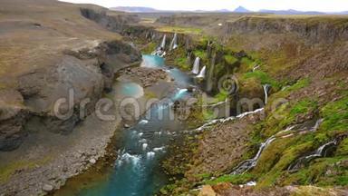 冰岛的Sigoldugljufur峡谷