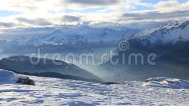 白云石阿尔卑斯山的景观