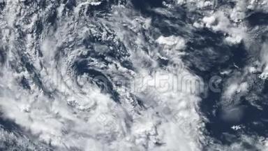 飓风风暴<strong>龙</strong>卷风，<strong>卫</strong>星观景.. 一些由美国宇航局提供的视频元素。