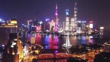 上海夜间高空超移视频