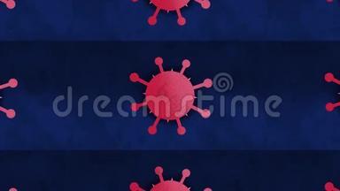 冠状病毒细胞复制和繁殖-动画插图