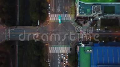 位于韩国首尔仁川的交通和建筑<strong>工业园</strong>区上空