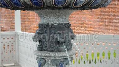 欧洲巴洛克风格的喷泉