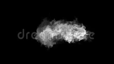 烟雾、蒸汽爆炸或带有阿尔法通道的烟雾动画