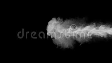 烟雾、蒸汽爆炸或带有阿尔法通道的烟雾动画
