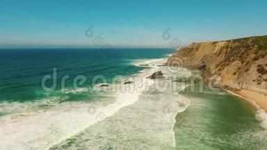 葡萄牙<strong>西部</strong>海岸的悬崖和海滩