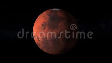 火星上的空间视野，旋转360度。