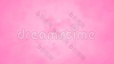 <strong>可爱</strong>的粉红色星云动画。暗粉色<strong>渐变</strong>多云的天空。