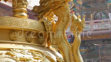 帕塔亚，泰国-2018年1月17日：帕塔亚中国寺庙天使力量。 <strong>中国风</strong>格的<strong>美</strong>丽原寺