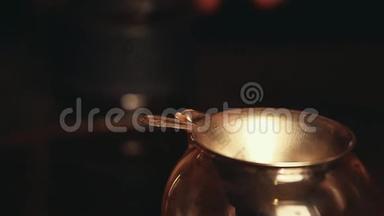 黑中国茶镜头工作室灯光
