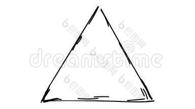 alpha通道上的徒手绘制三角形