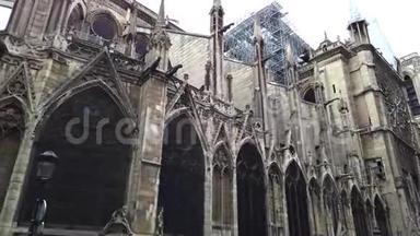 火灾后巴黎圣母院