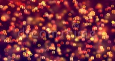 圣诞节数字闪光，火花多种颜色的粒子，在五颜六色的背景上流动，节日圣诞节，喜庆的新年