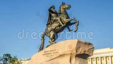 彼得大帝纪念碑，青铜骑士，俄罗斯圣彼得堡