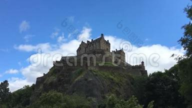 苏格兰爱丁堡城堡4K超高清实时视野