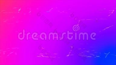 数字生成的动画在背景下从紫色到蓝色的阴影下发出嘶嘶声的效果