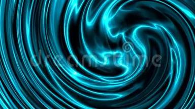 抽象蓝光壁纸螺旋涡旋动画2d4k60fps