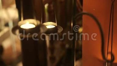 蜡烛吊灯装饰东方风格视频