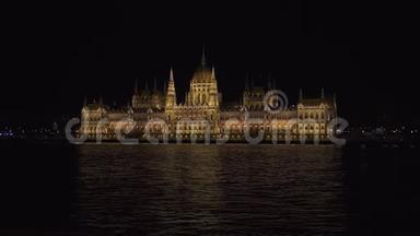 匈牙利议会的著名<strong>建筑</strong>。 布达佩斯<strong>城市</strong>的新哥特式<strong>地标</strong>。 壮丽的空中景色