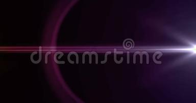 <strong>紫粉色</strong>明亮的镜片闪光漏光效果
