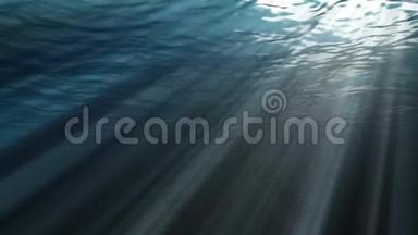 真实水下海浪的高质量循环动画