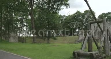 古堡遗迹的历史遗迹位于爱沙尼亚FS7004K RAW奥德赛7Q