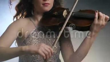 交响乐团的古典音乐、小提琴与音乐艺术家