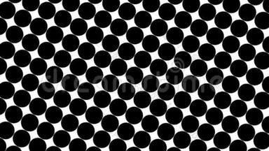 大的黑色<strong>圆点</strong>-简单的复古图案的创意，3D渲染，黑色<strong>圆点</strong>在白色背景