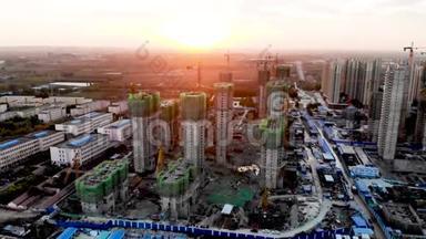 大规模建筑工地建设在中国