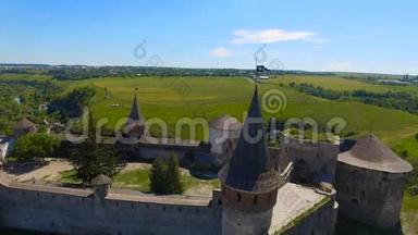 乌克兰城堡堡垒空中录像