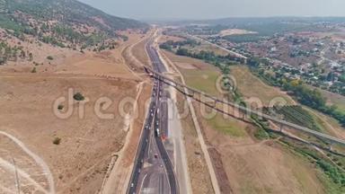 隧道及桥梁大型公路建设工程的航摄影像