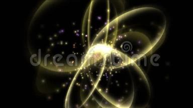 技术科学<strong>能量</strong>辐射射线涟漪恒星爆炸，<strong>粒子</strong>烟花。