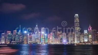 香港，从维多利亚港观赏