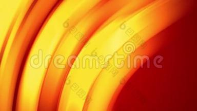 一个<strong>红色</strong>的黄色<strong>渐变</strong>的明亮的火色变化缓慢和循环。 4k平滑无缝循环抽象动画