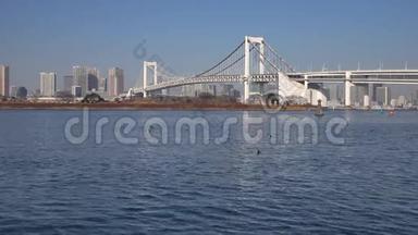 日本东京东京湾彩虹桥景观