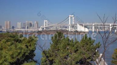 日本东京东京湾彩虹桥景观