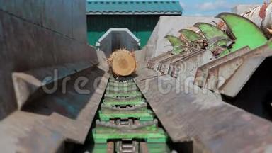 木材工业原木分拣机