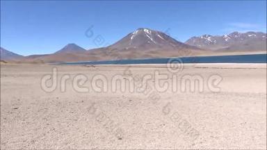 智利阿塔卡马沙漠的景观和自然