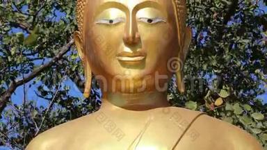 泰国芭堤雅Pratumnak山上的金佛像