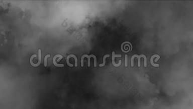 风暴云雾气体烟雾，污染雾霾天空，大气天气背景。