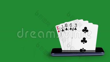 智能手机带<strong>扑克</strong>、纸牌游戏、高级纸牌、<strong>扑克</strong>牌