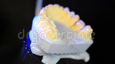 3D人类牙齿特写<strong>模型</strong>的扫描