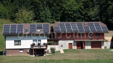 <strong>新旧</strong>住宅装有太阳能电池板