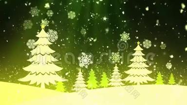 圣诞树雪1