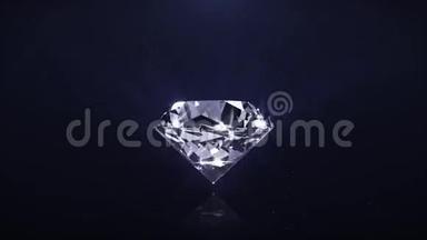 一颗闪闪发光的钻石的钻石