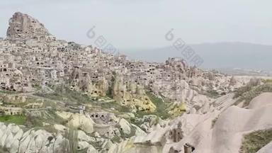 奥塔希萨尔岩组洞<strong>房景</strong>观。 卡帕多西亚。 内维尔省。 土耳其