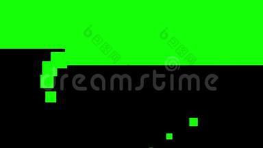 绿色方块过渡动画上黑色.